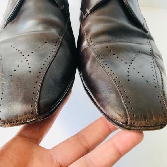 Hugo Boss Brown Leather Shoes Size 9.5 main image 8